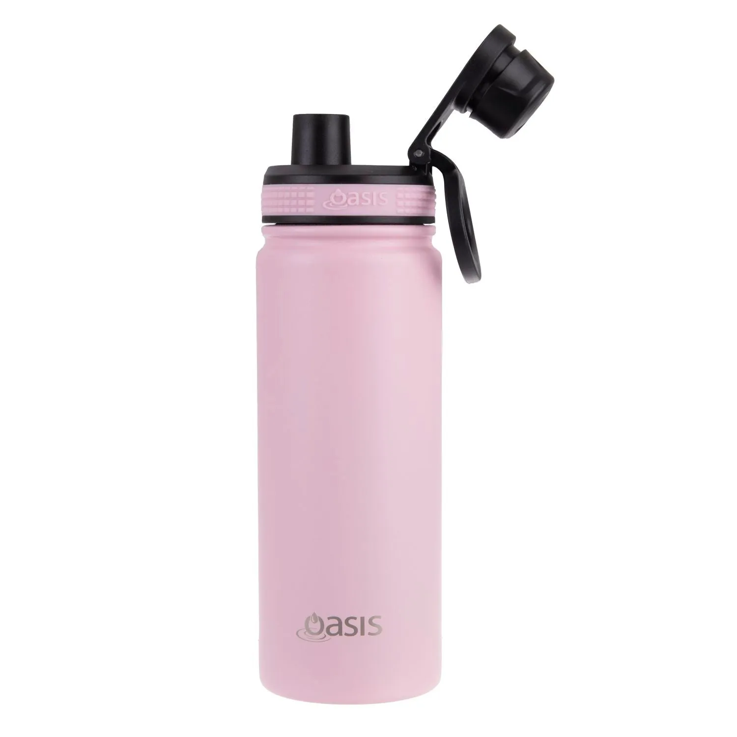 Oasis Stainless Steel Insulated Sports Water Bottle with Screw Cap 550ML