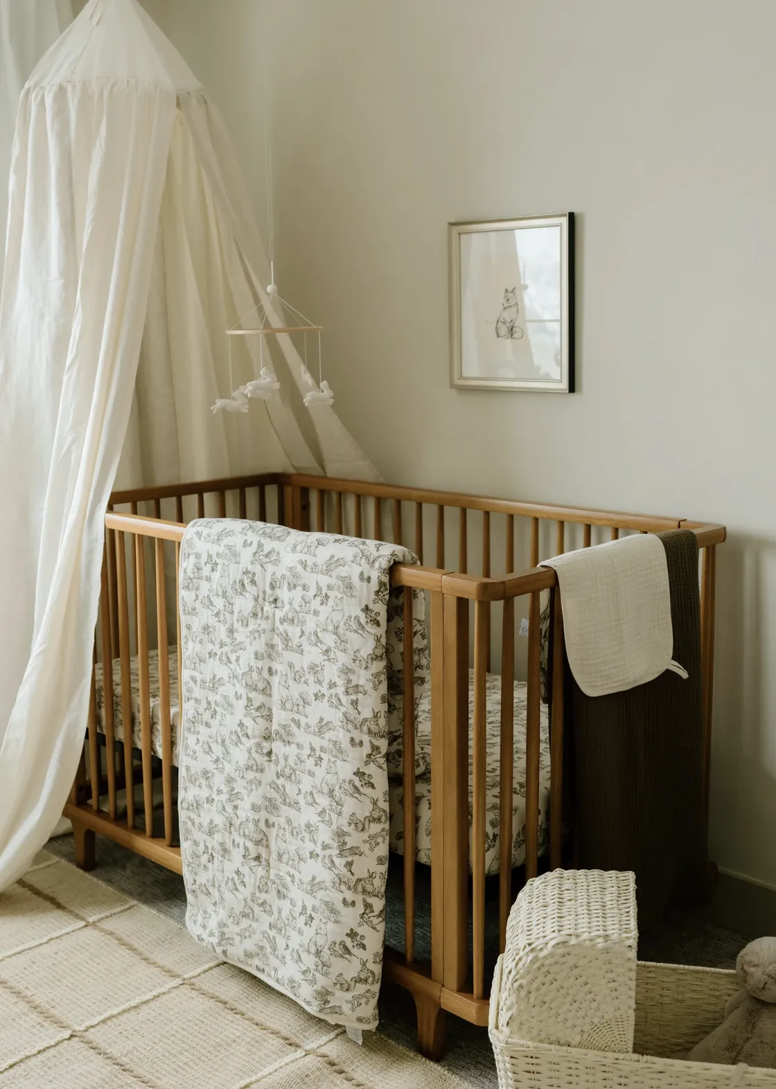 Oilo Muslin Crib Quilt and Sham Set