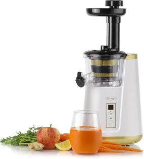 Omega Cold Press 365 Vertical Masticating Juicer, 3 Stage Auger, 120 Watts, White