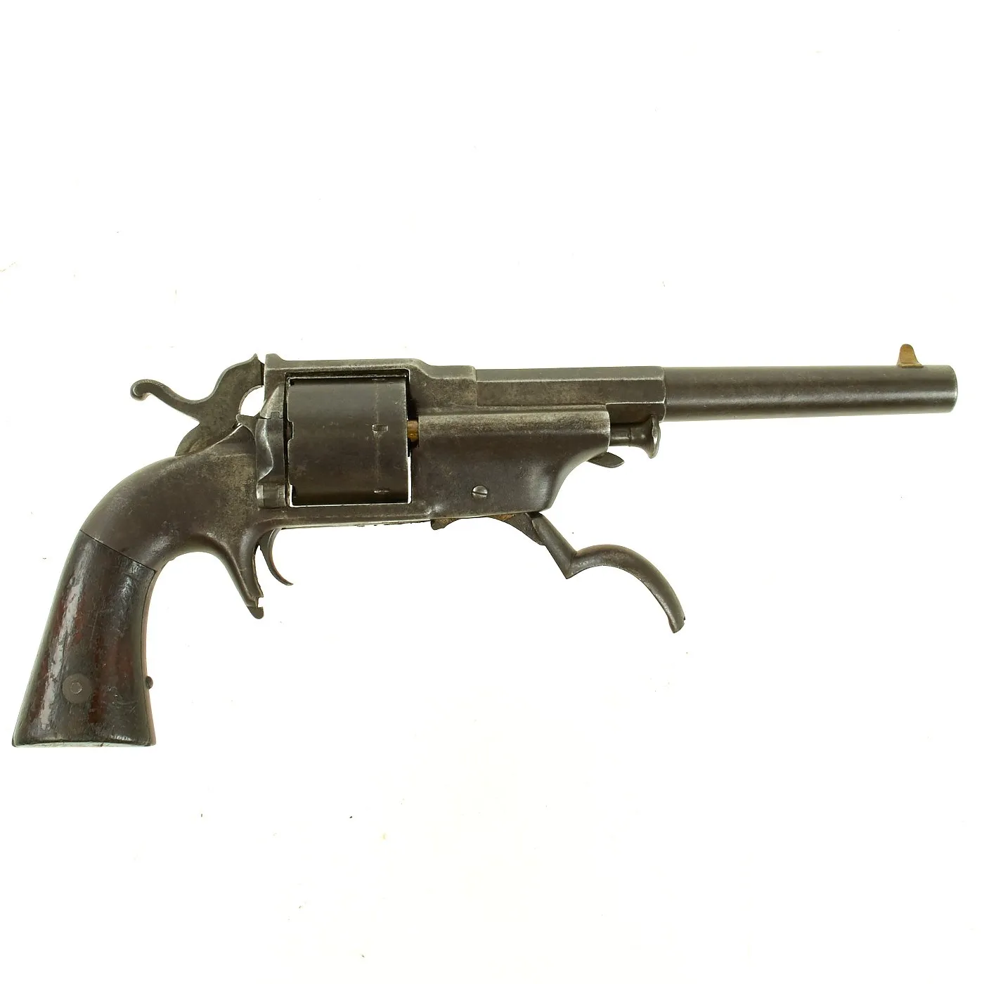 Original U.S. Civil War Allen & Wheelock .44cal Army Revolver Serial 30 Converted to Rimfire - Circa 1860