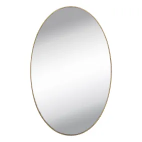 Oval Frame Less Mirror Wall Sticker for Dressing