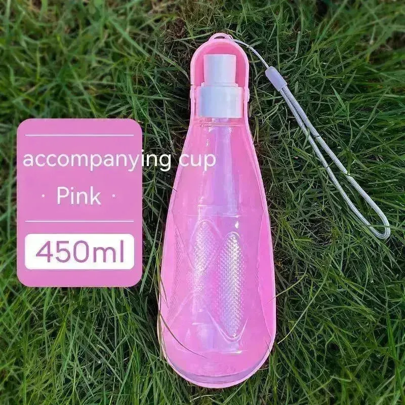 Pet Water Cup Outdoor Portable Folding Dog Water Bottle 550ml Large Capacity Medium To Large Dog Drinking Bottle