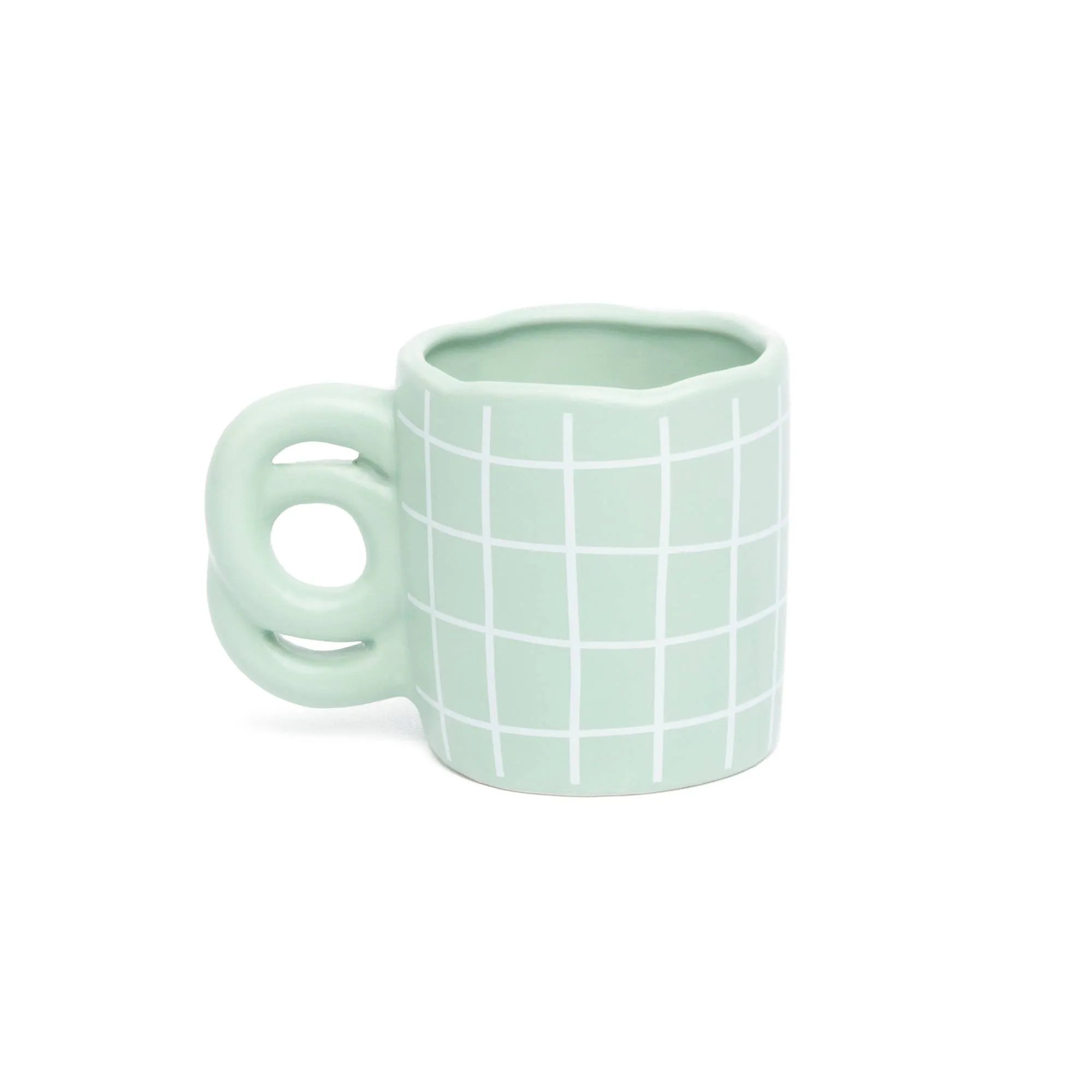 Plaid Coffee Cup