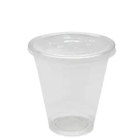 Plastic Cups - 12oz PET Cold Cups and PET Flat Lids (98mm)