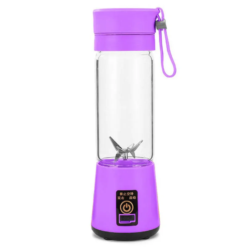 Portable Blender Juicer Mixer 4 Blade