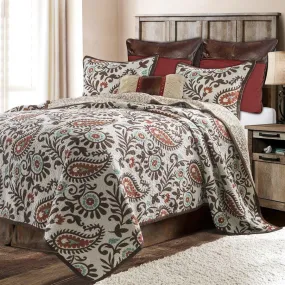 Rebecca Paisley Reversible Quilt Bedding Set