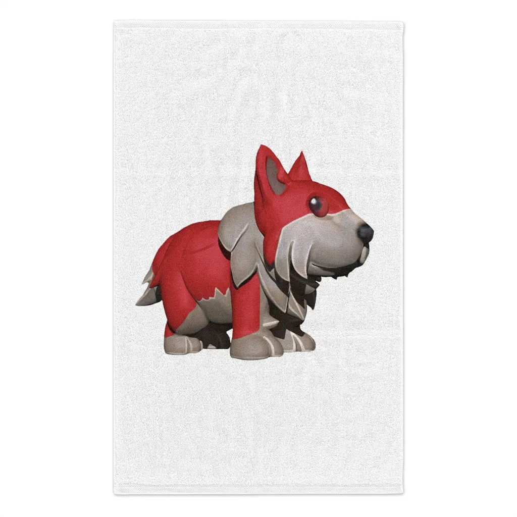 Red Dog Rally Towel, 11x18