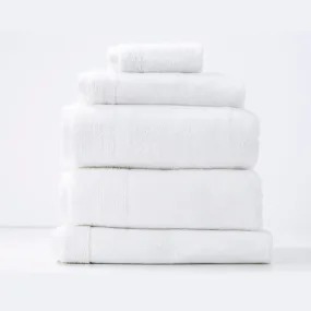 Renee Taylor Aireys 5 Piece Snow Bath Towel Pack