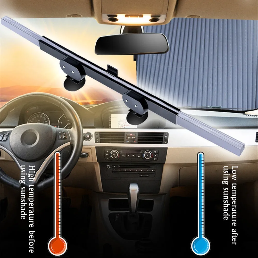 Retractable Sun Shade For Car Window Aluminum Film