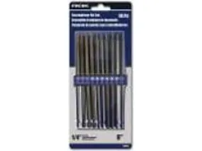 Screwdriver bit 10 pc 6 in 4 size  robert 3 philips 3 slots