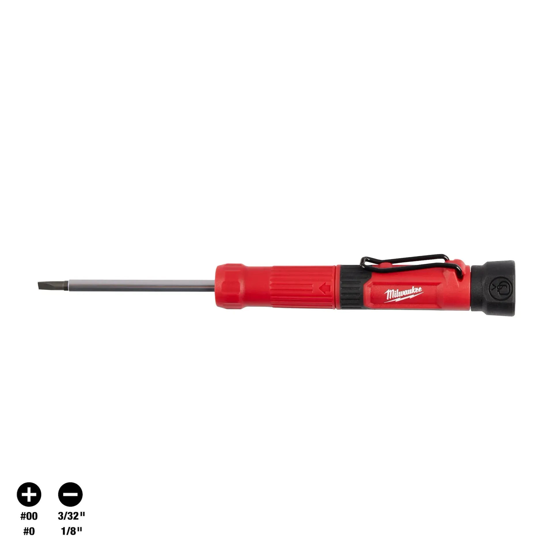 Screwdriver - Milwaukee 4-in-1 Pocket Precision Multi-Bit Screwdriver, 48-22-2932