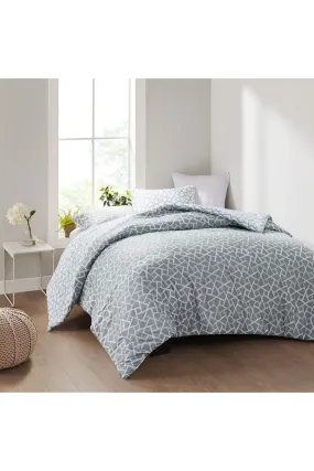 Soho Geo 3 Piece Reversible Duvet Cover Mini Set