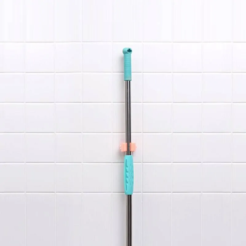 Sticky Wall mounted Mop, Pole, Spatula Holder Clip