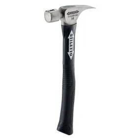 STILETTO FH10C-F 10oz Smooth/Curve Titanium Fiberglass Finish Hammer