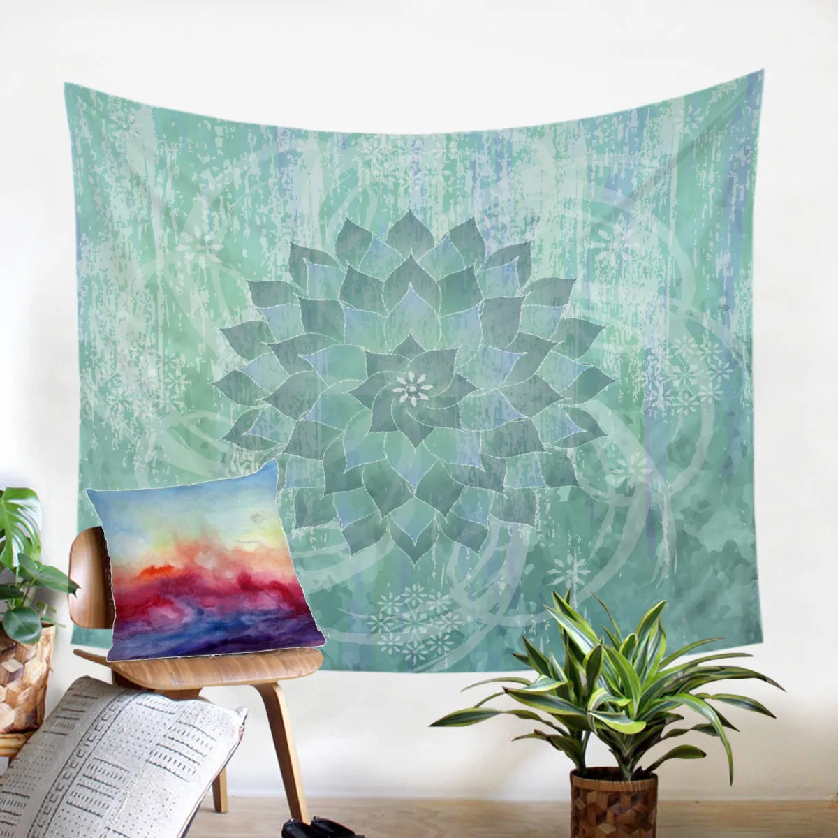 The Ocean Hues Tapestry