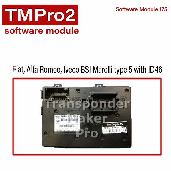 TM Pro 2 - Software Modules - Stellantis Group - Alfa Romeo - Chrysler - Citroën - Dodge - Fiat - Jeep -  Lancia - Maserati - Opel