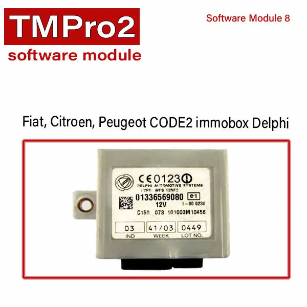 TM Pro 2 - Software Modules - Stellantis Group - Alfa Romeo - Chrysler - Citroën - Dodge - Fiat - Jeep -  Lancia - Maserati - Opel