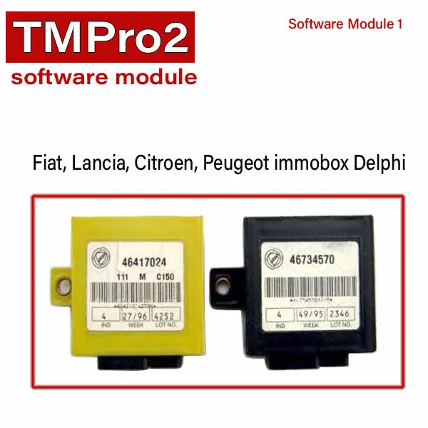 TM Pro 2 - Software Modules - Stellantis Group - Alfa Romeo - Chrysler - Citroën - Dodge - Fiat - Jeep -  Lancia - Maserati - Opel