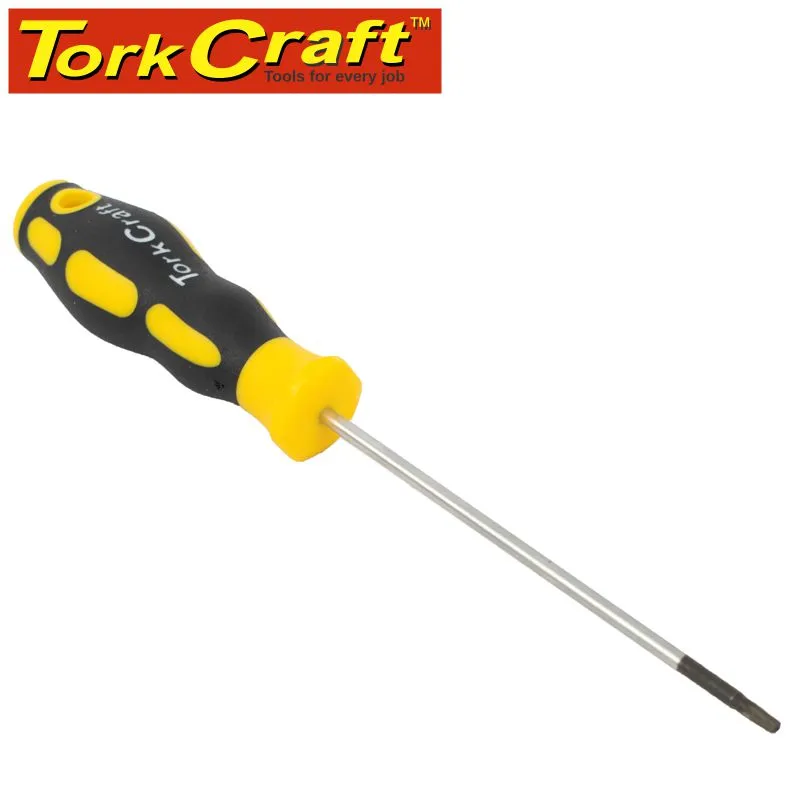 TORK CRAFT SCREWDRIVER TORX TAMPER PROOF T9 4X75MM TC16061