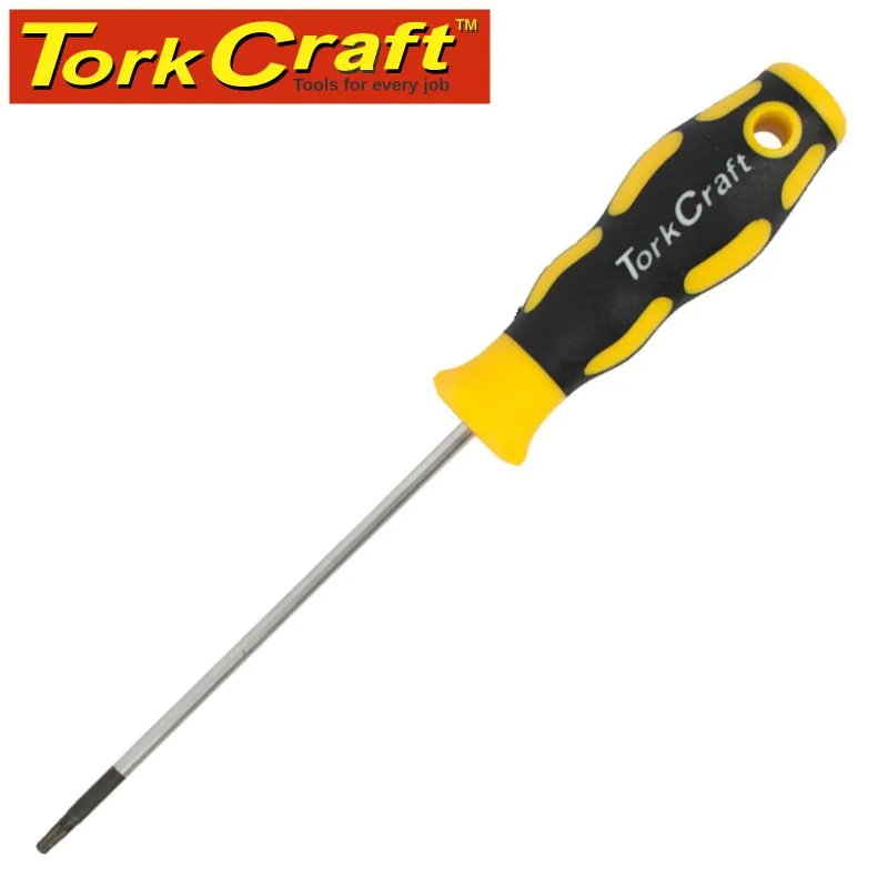 TORK CRAFT SCREWDRIVER TORX TAMPER PROOF T9 4X75MM TC16061