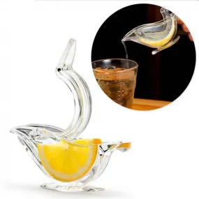 Transparent Acrylic Elegance Bird Shape Lemon Slice Squeezer as a Kitchen Tools Gadgets