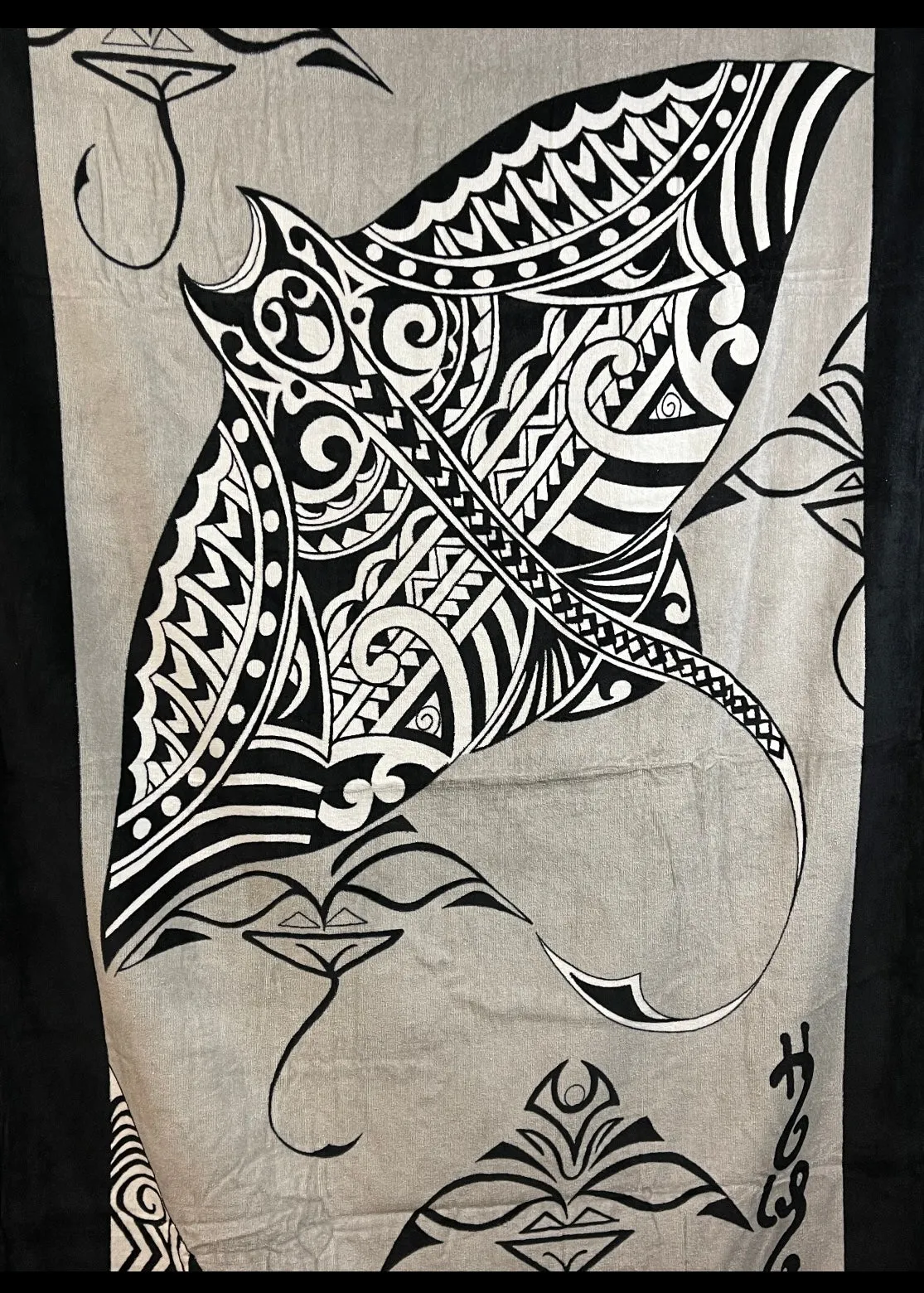 Tribal Manta Beach Towel