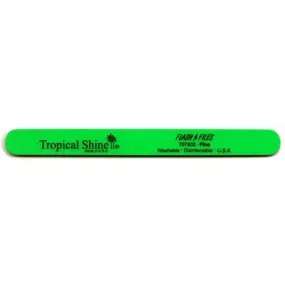 Tropical Shine - Green Flash File - Fine 240 Washable Disinfectable