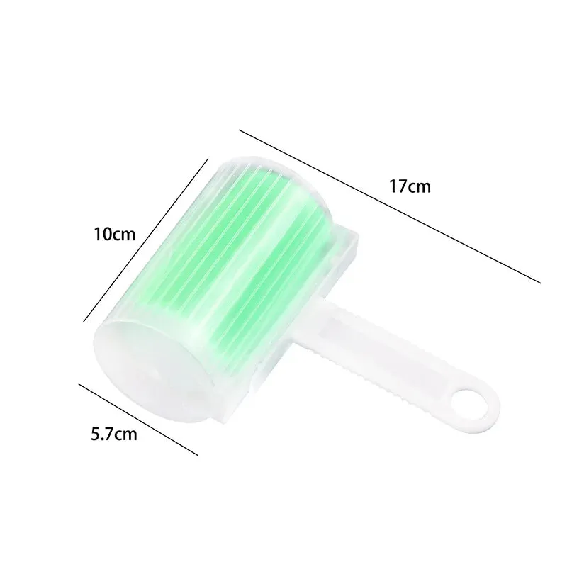 Washable Clothes Hair Sticky Roller Reusable Portable Home Clean Pet Hair Remover Sticky Roller Carpet Bed Sofa Dust Collector