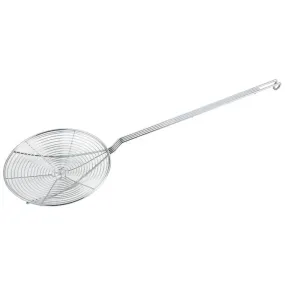 Winco SCF-9 9" Nickel-Plated Spiral Wire Skimmer