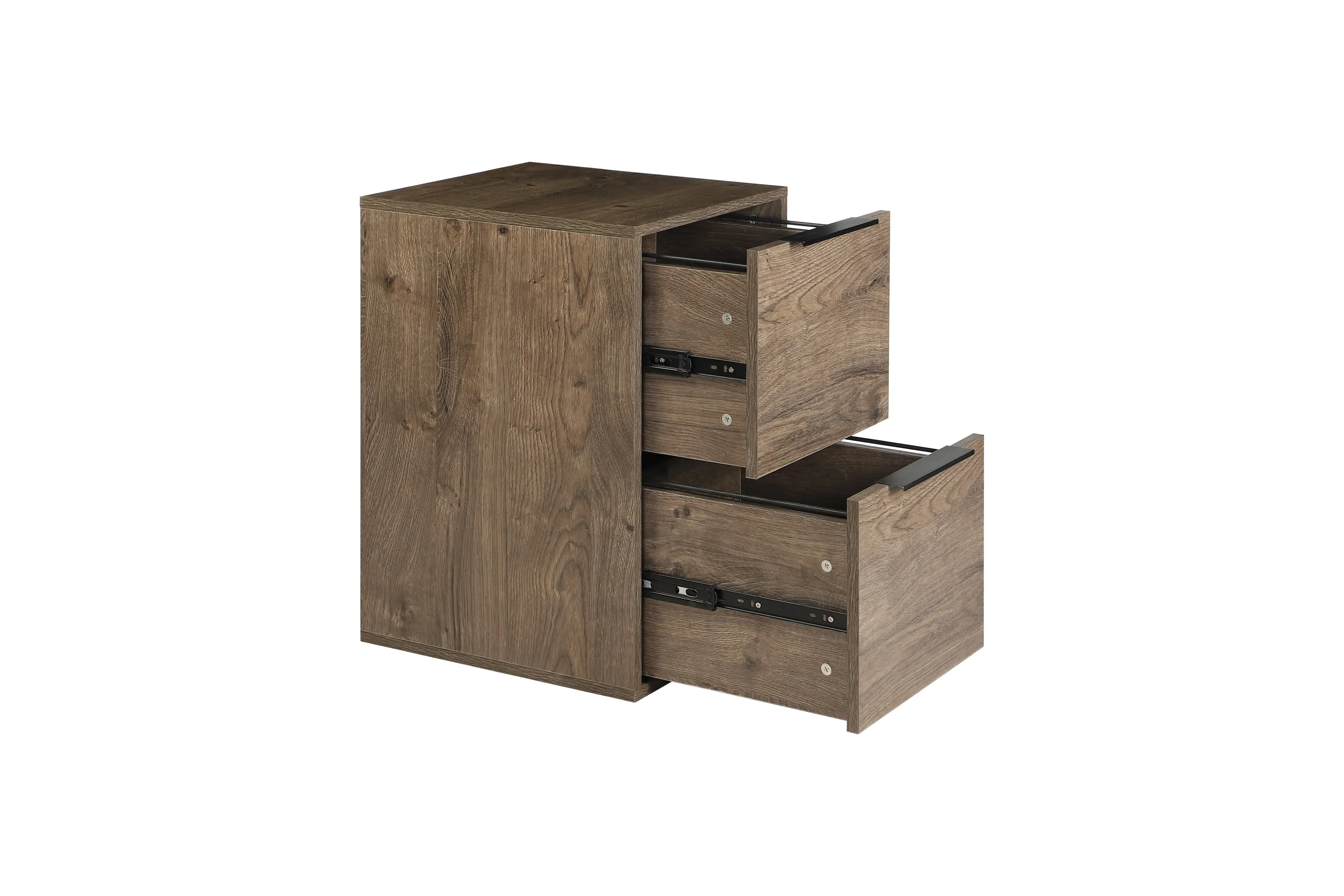 Wood Filing Cabinet - Grey