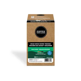 Zavida Swiss Water Process Decaf Single Serve Coffee 24 Pack