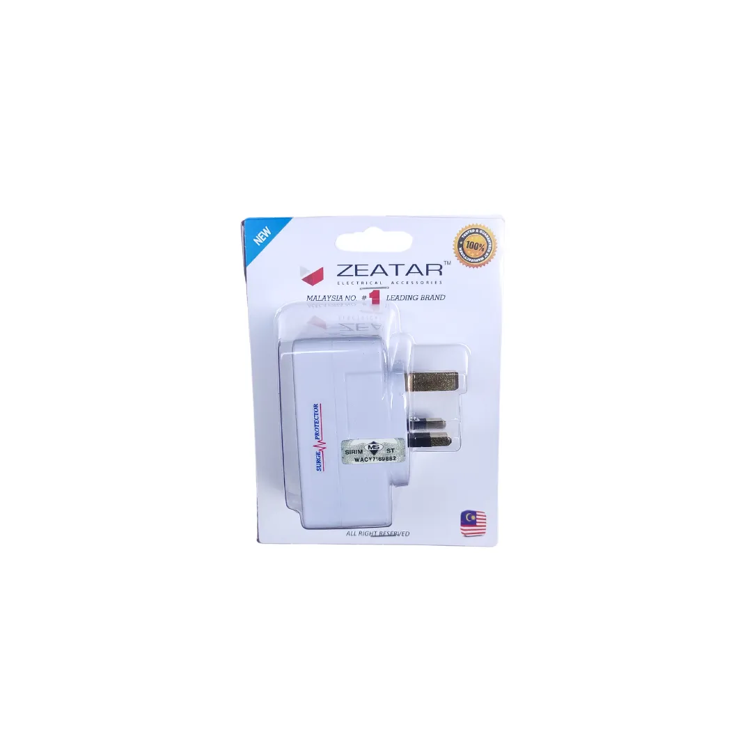 Zeatar Adaptor 2-Pin 4 Way Surge