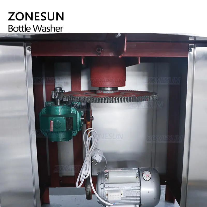 ZONESUN ZS-WB32 Semi Automatic Rotary Milk Water Wine Bottle Washing Machine